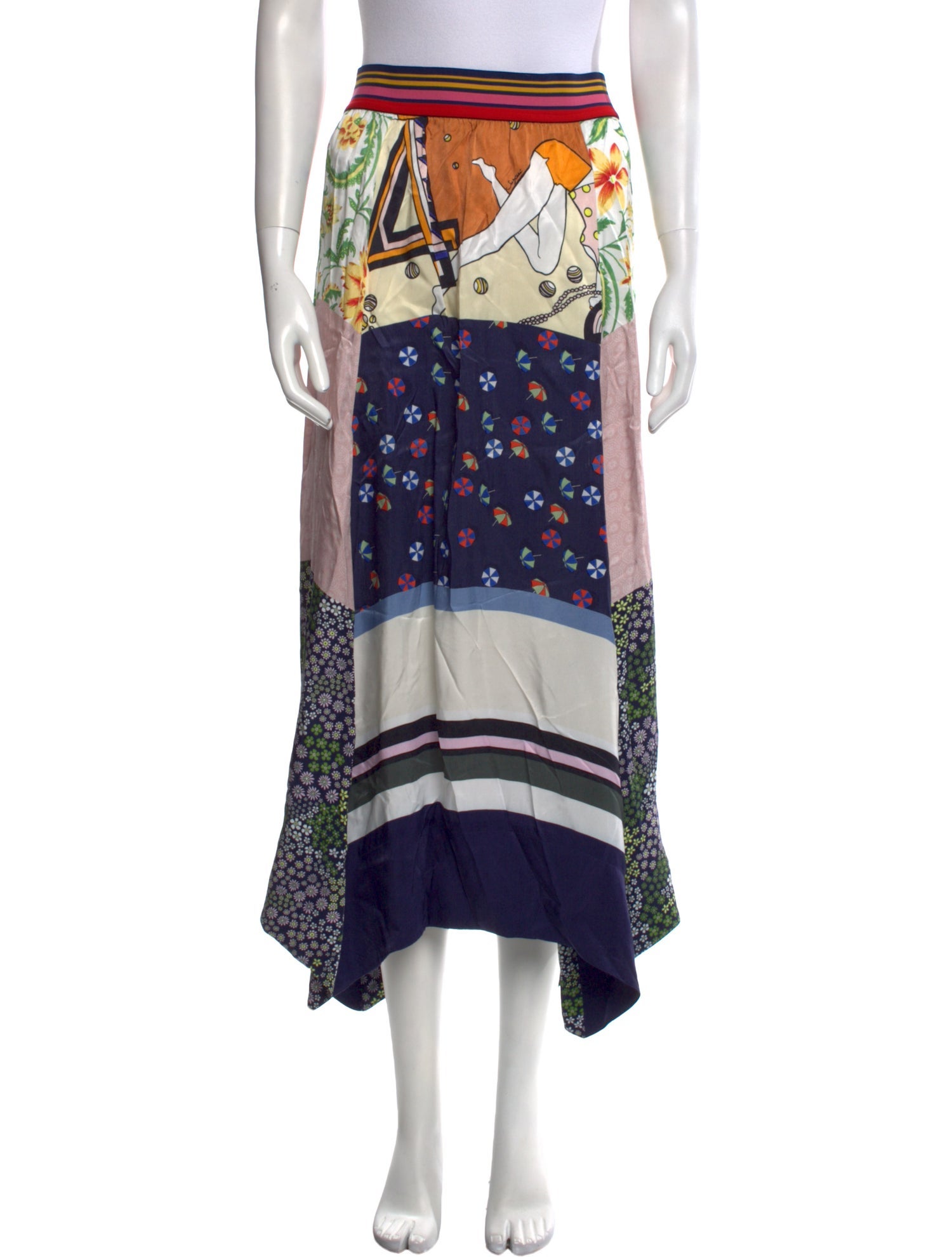 See by Chloé Printed Midi Length Skirt