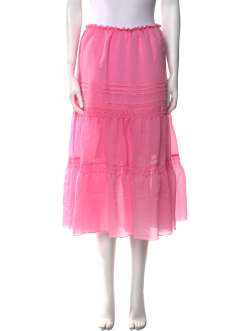 See by Chloé Ruffle Embellishment Knee-Length Skirt