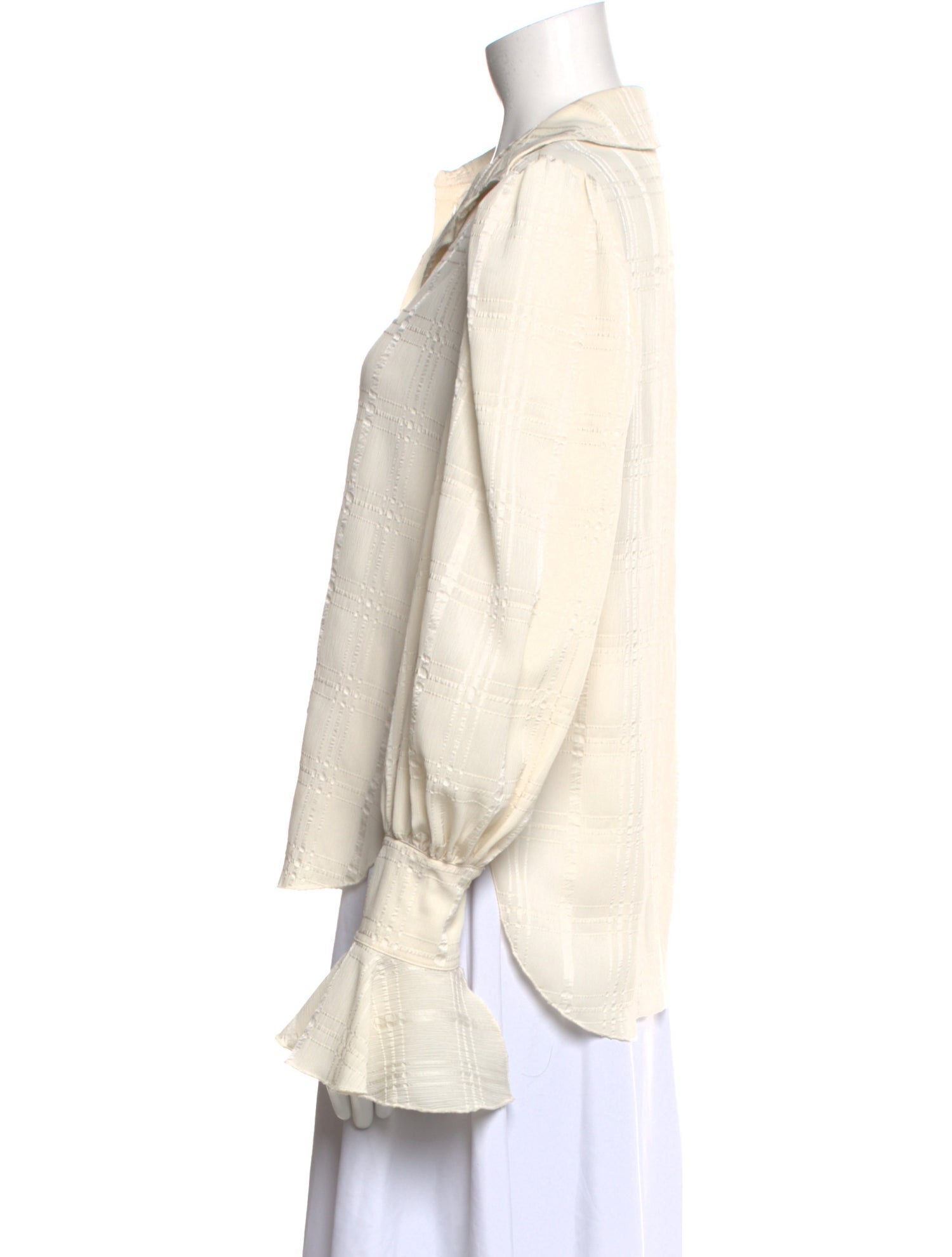 See by Chloé Long Sleeve Button-Up Top