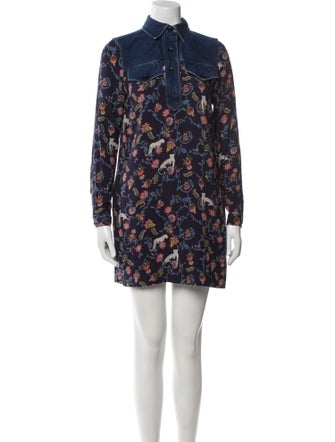 See by Chloé Floral Print Mini Dress