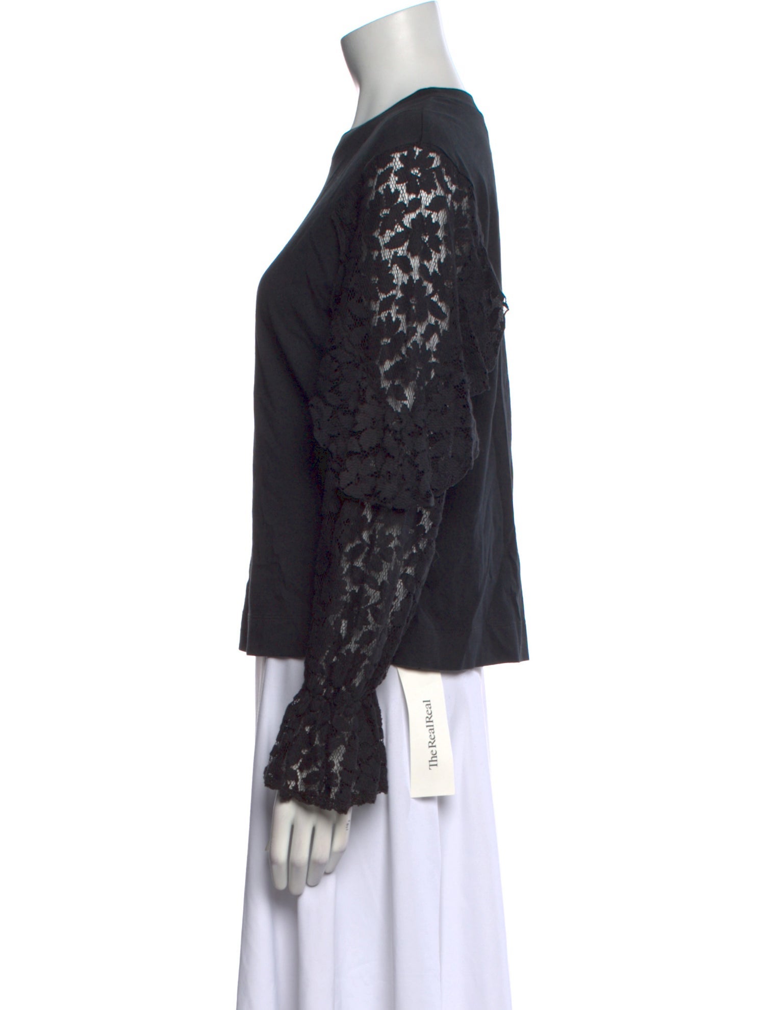 See by Chloé Crew Neck Long Sleeve Blouse