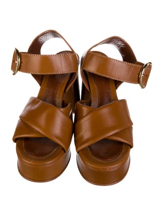 See by Chloé Leather Slingback Sandals