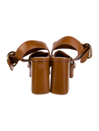 See by Chloé Leather Slingback Sandals