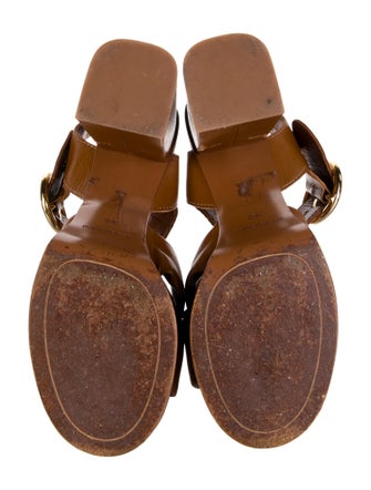 See by Chloé Leather Slingback Sandals