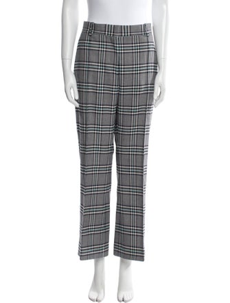 See by Chloé Plaid Print Wide Leg Pants