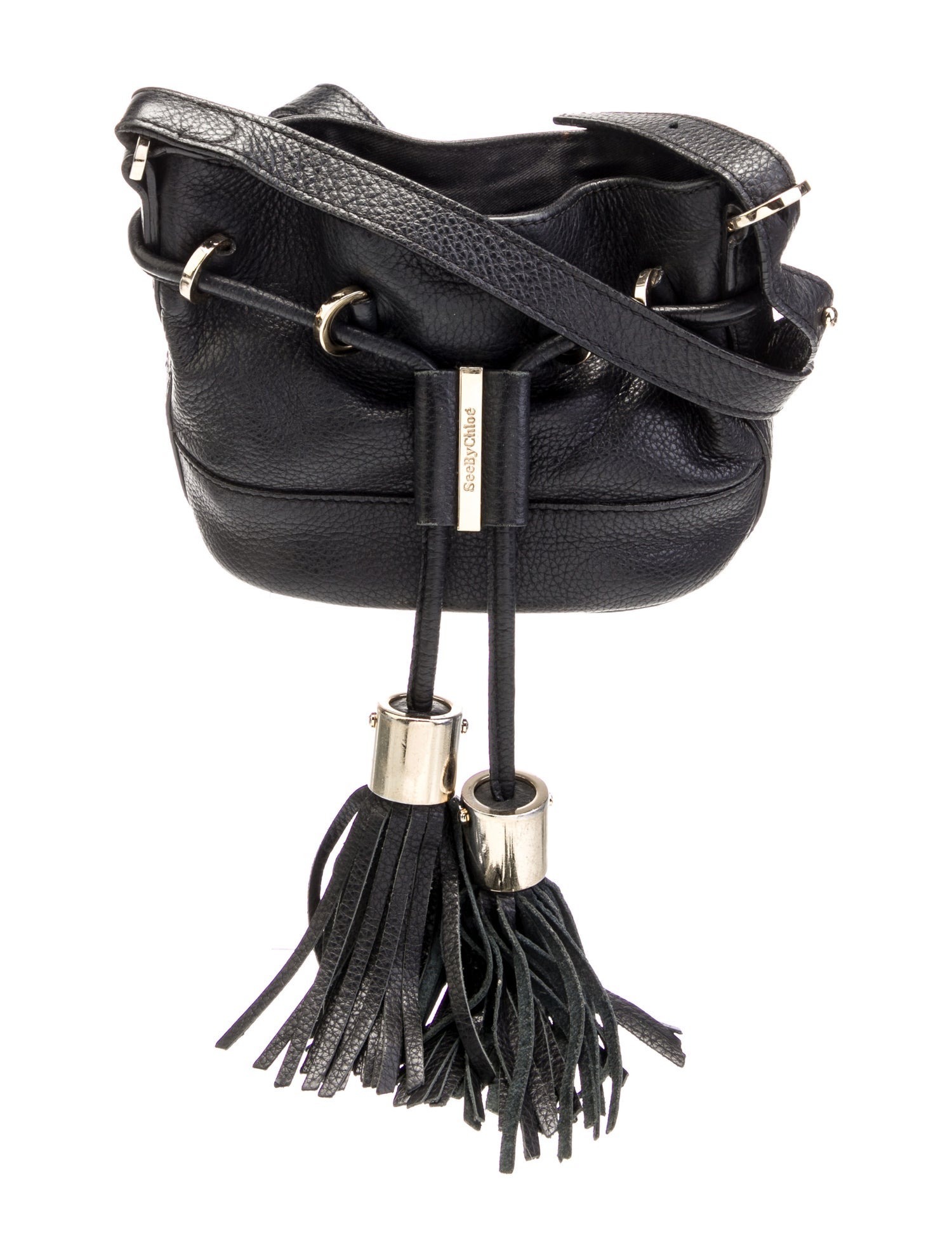 See by Chloé Leather Bucket Bag