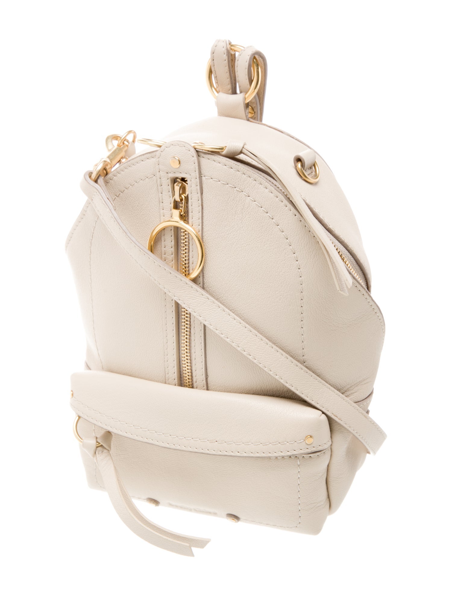 See by Chloé Leather Bucket Bag