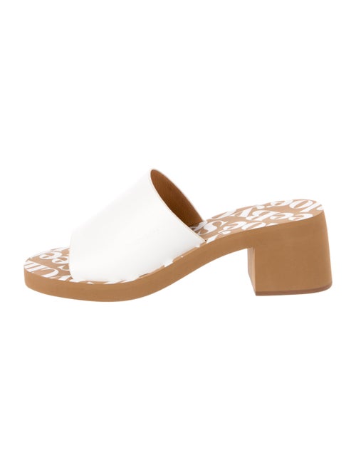 See by Chloé Leather Printed Slides