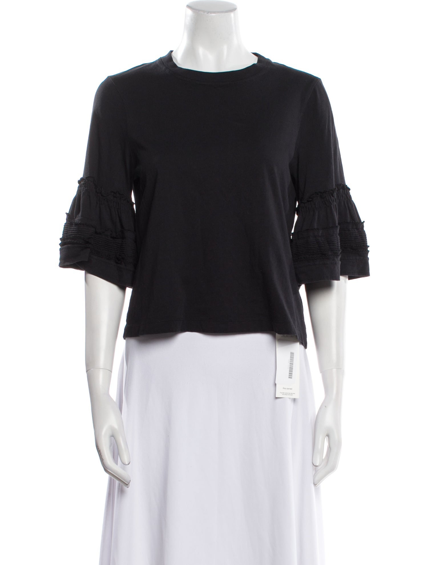 See by Chloé Crew Neck Three-Quarter Sleeve Top