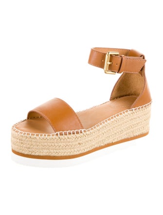 See by Chloé Leather Braided Accents Espadrilles