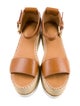 See by Chloé Leather Braided Accents Espadrilles