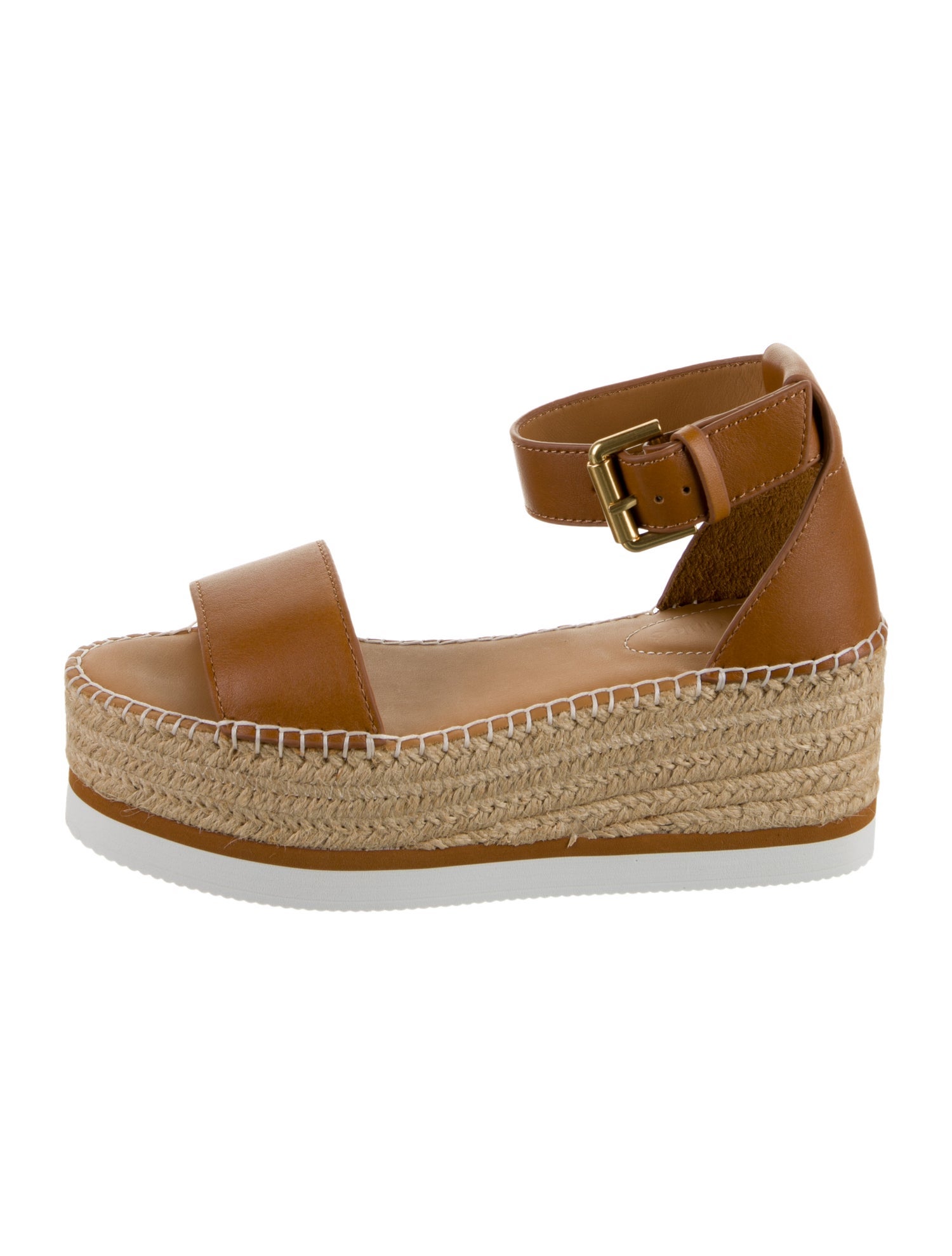 See by Chloé Leather Braided Accents Espadrilles