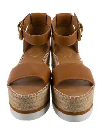 See by Chloé Leather Braided Accents Espadrilles