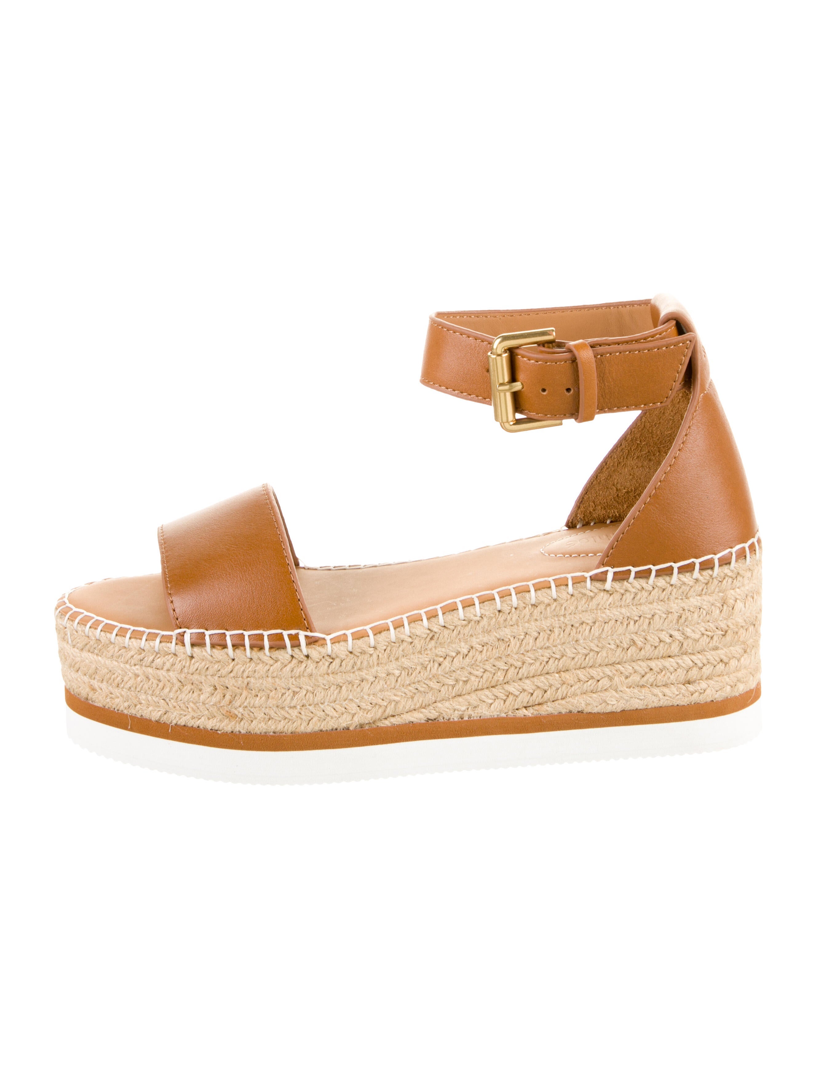 See by Chloé Leather Braided Accents Espadrilles