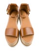 See by Chloé Leather Braided Accents Espadrilles
