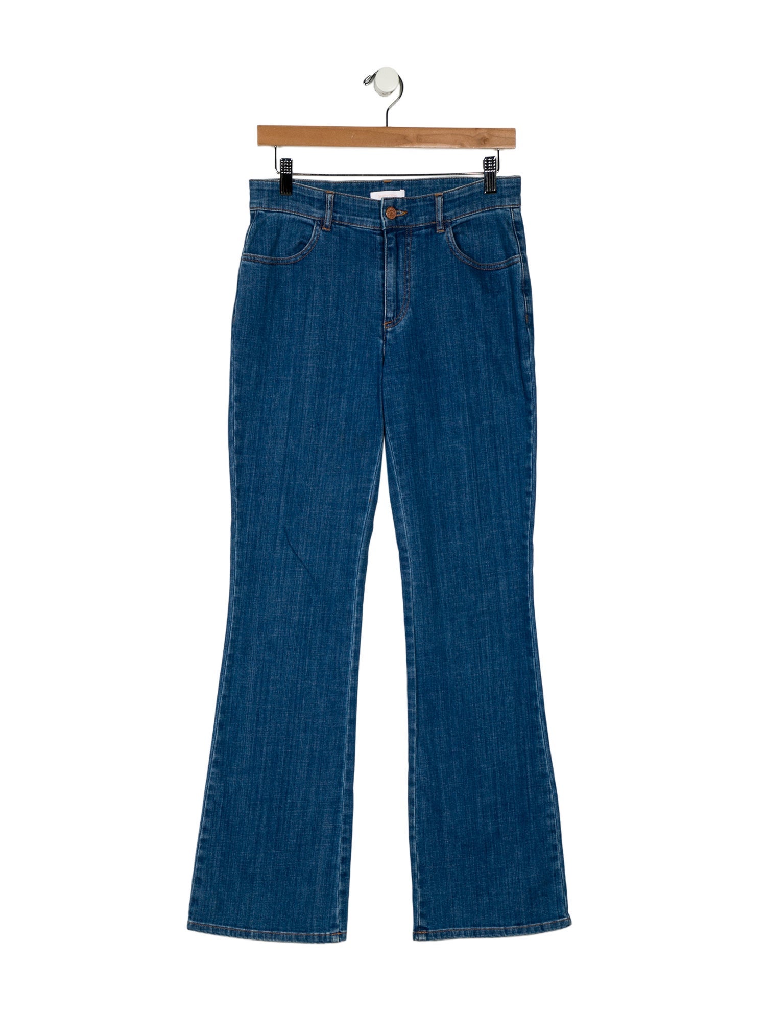 See by Chloé Mid-Rise Wide Leg Jeans
