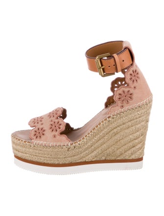 See by Chloé Suede Printed Espadrilles