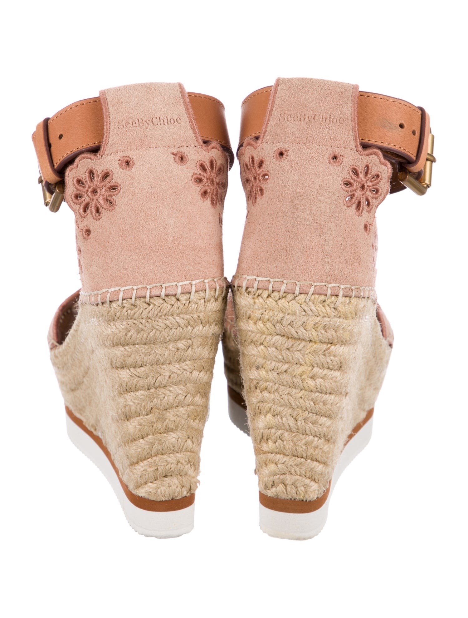 See by Chloé Suede Printed Espadrilles