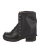See by Chloé Leather Combat Boots