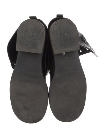See by Chloé Leather Combat Boots
