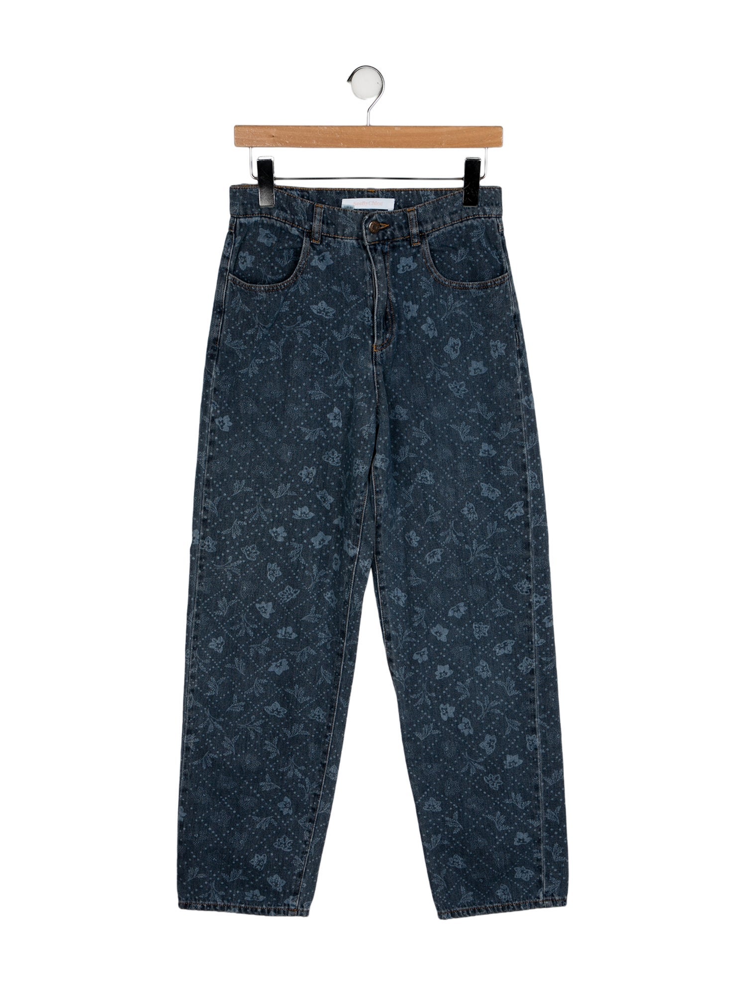 See by Chloé High-Rise Straight Leg Jeans