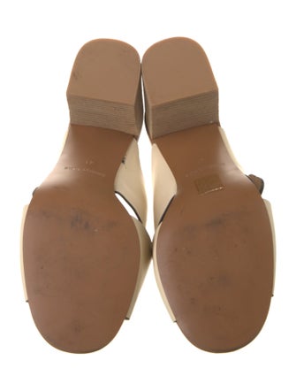 See by Chloé Leather Floral Print Slides