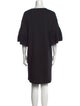 See by Chloé Crew Neck Knee-Length Dress