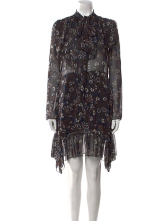 See by Chloé Floral Print Knee-Length Dress