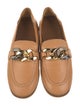 See by Chloé Leather Chain-Link Accents Loafers