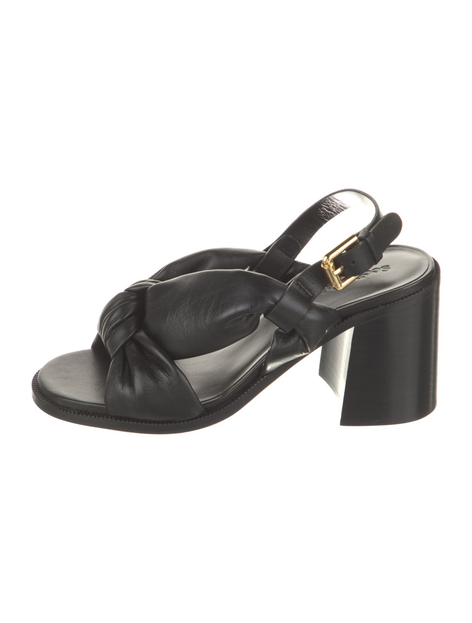 See by Chloé Leather Slingback Sandals