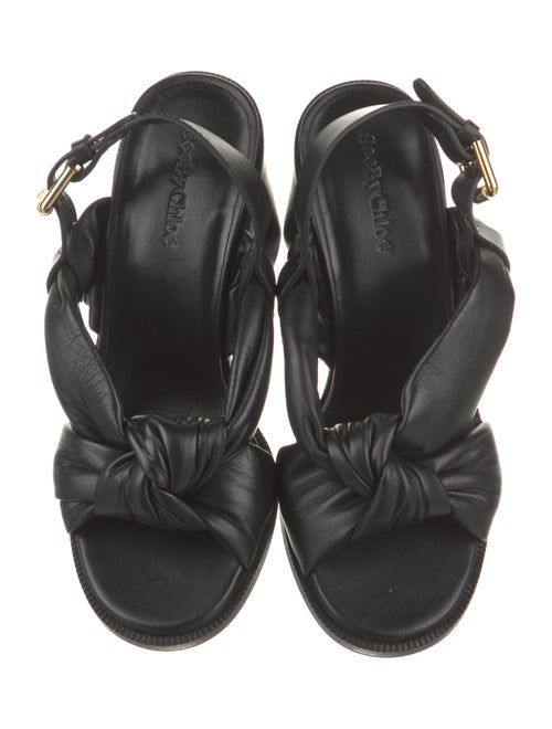 See by Chloé Leather Slingback Sandals
