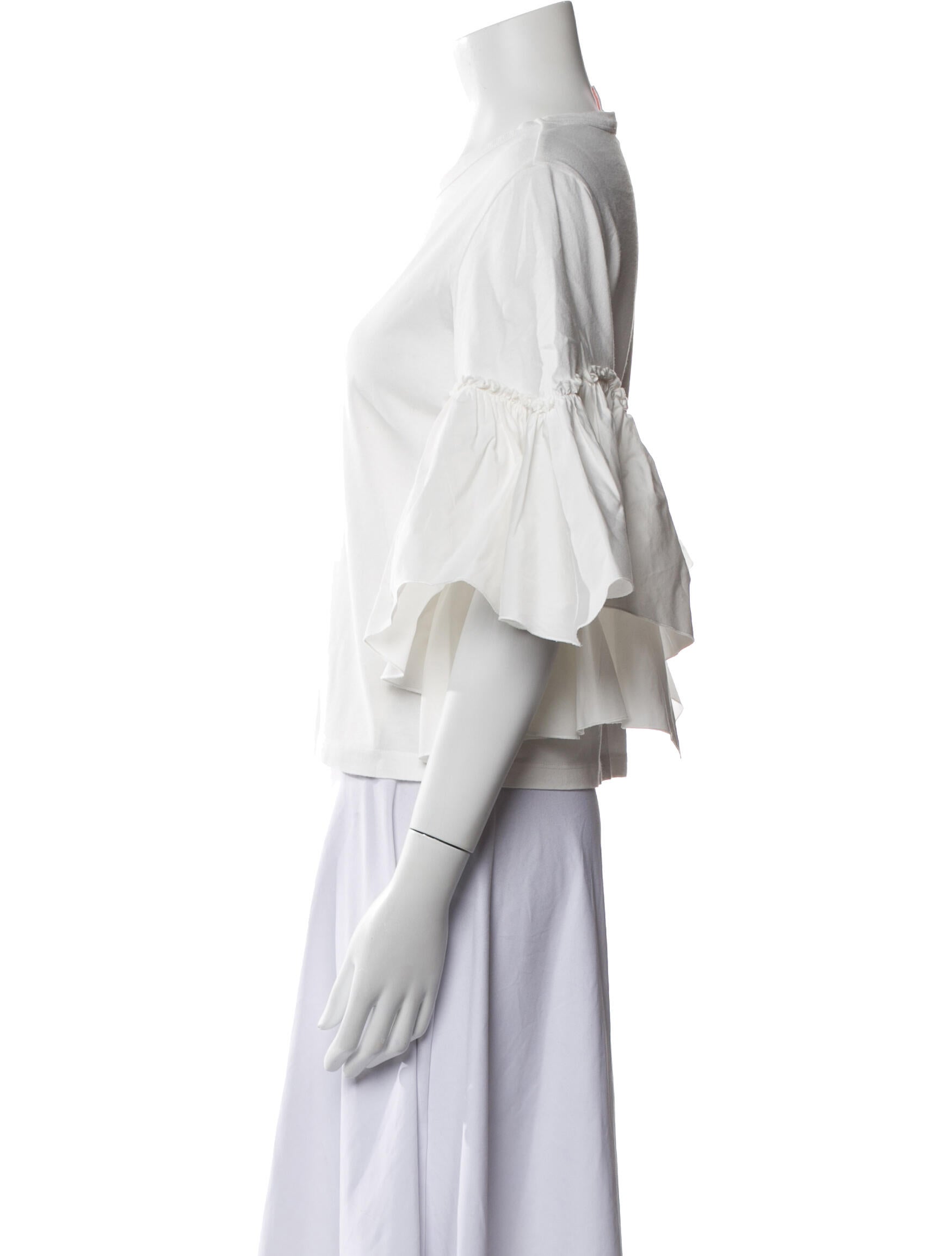 See by Chloé Bateau Neckline Short Sleeve T-Shirt