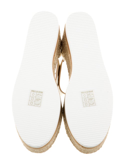 See by Chloé Leather Whipstitch Trim Espadrilles