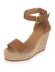See by Chloé Leather Whipstitch Trim Espadrilles