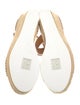 See by Chloé Leather Whipstitch Trim Espadrilles