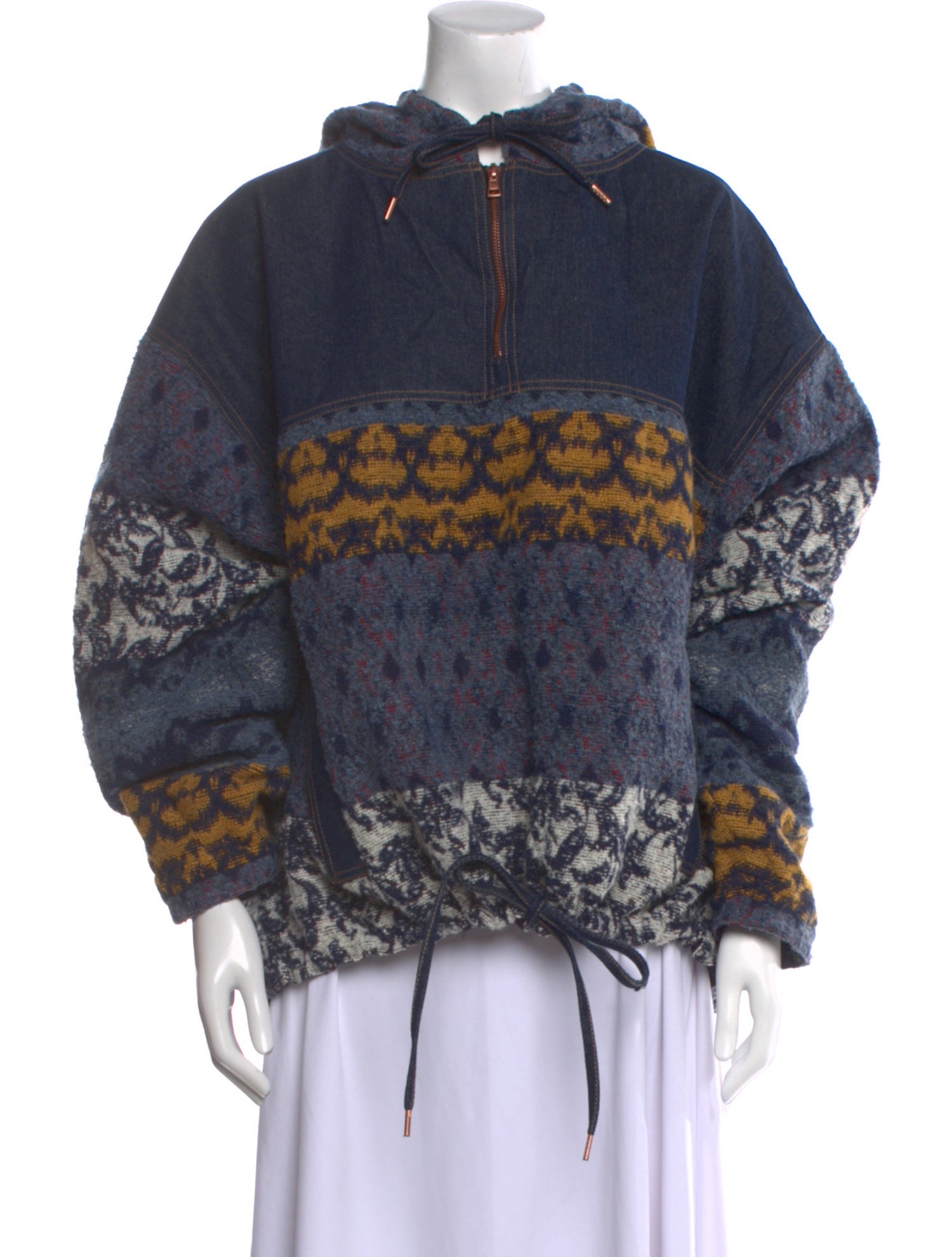 See by Chloé Printed Mock Neck Sweatshirt