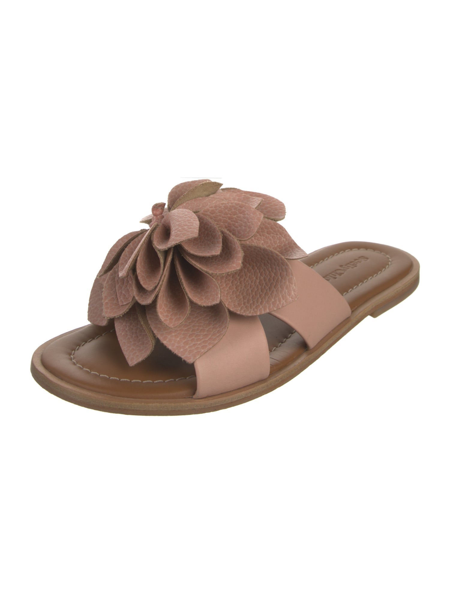 See by Chloé Leather Slides