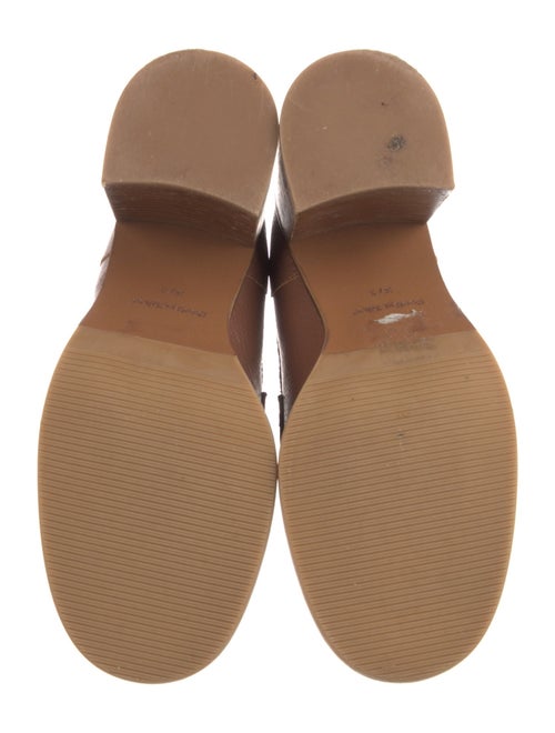 See by Chloé Leather Chain-Link Accents Pumps