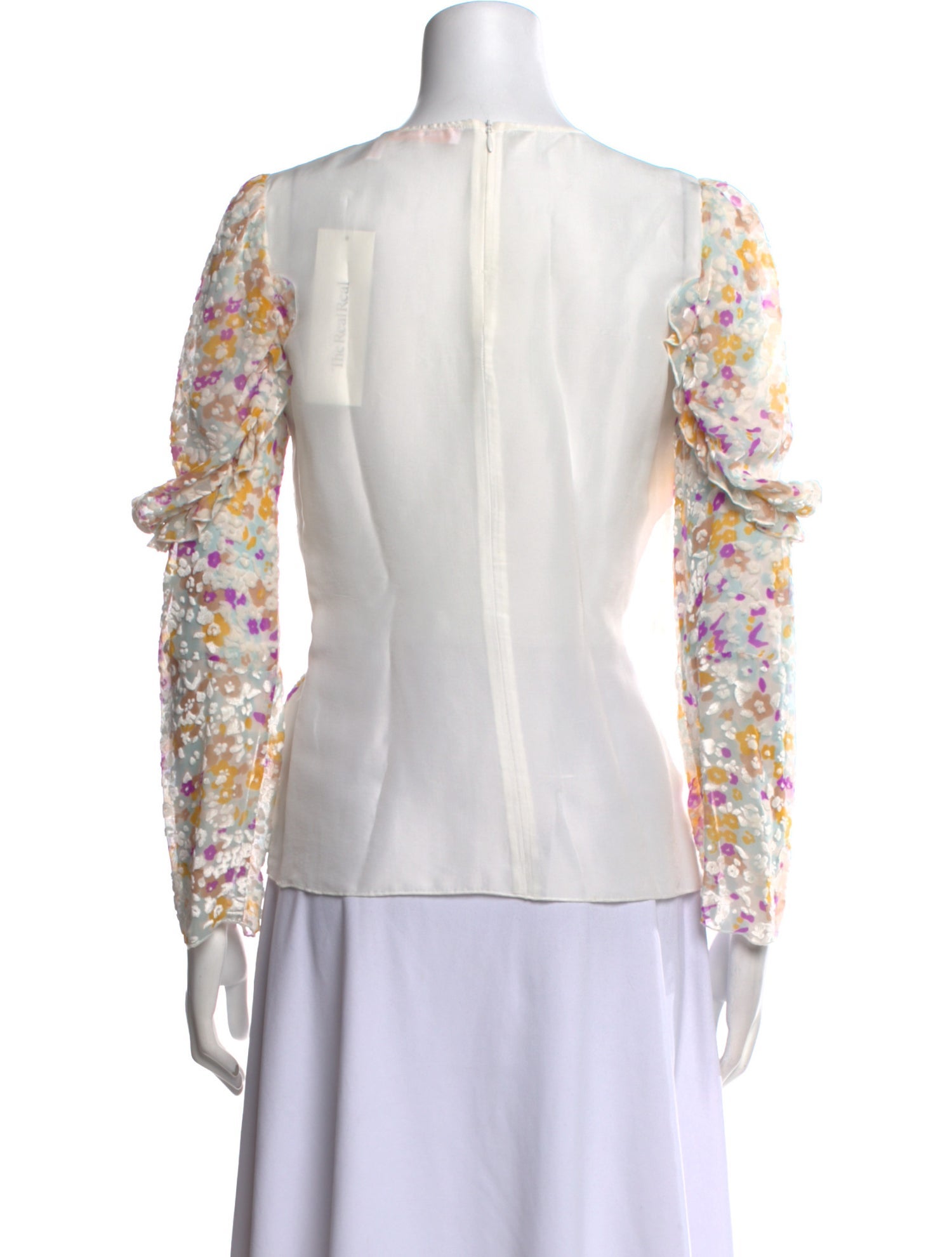 See by Chloé Silk Floral Print Blouse
