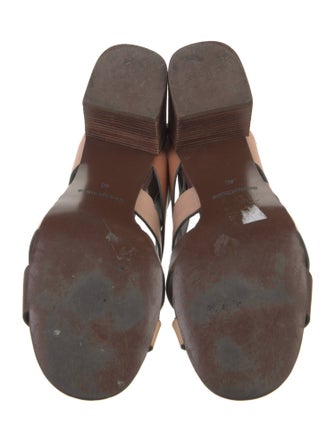 See by Chloé Leather Slingback Sandals