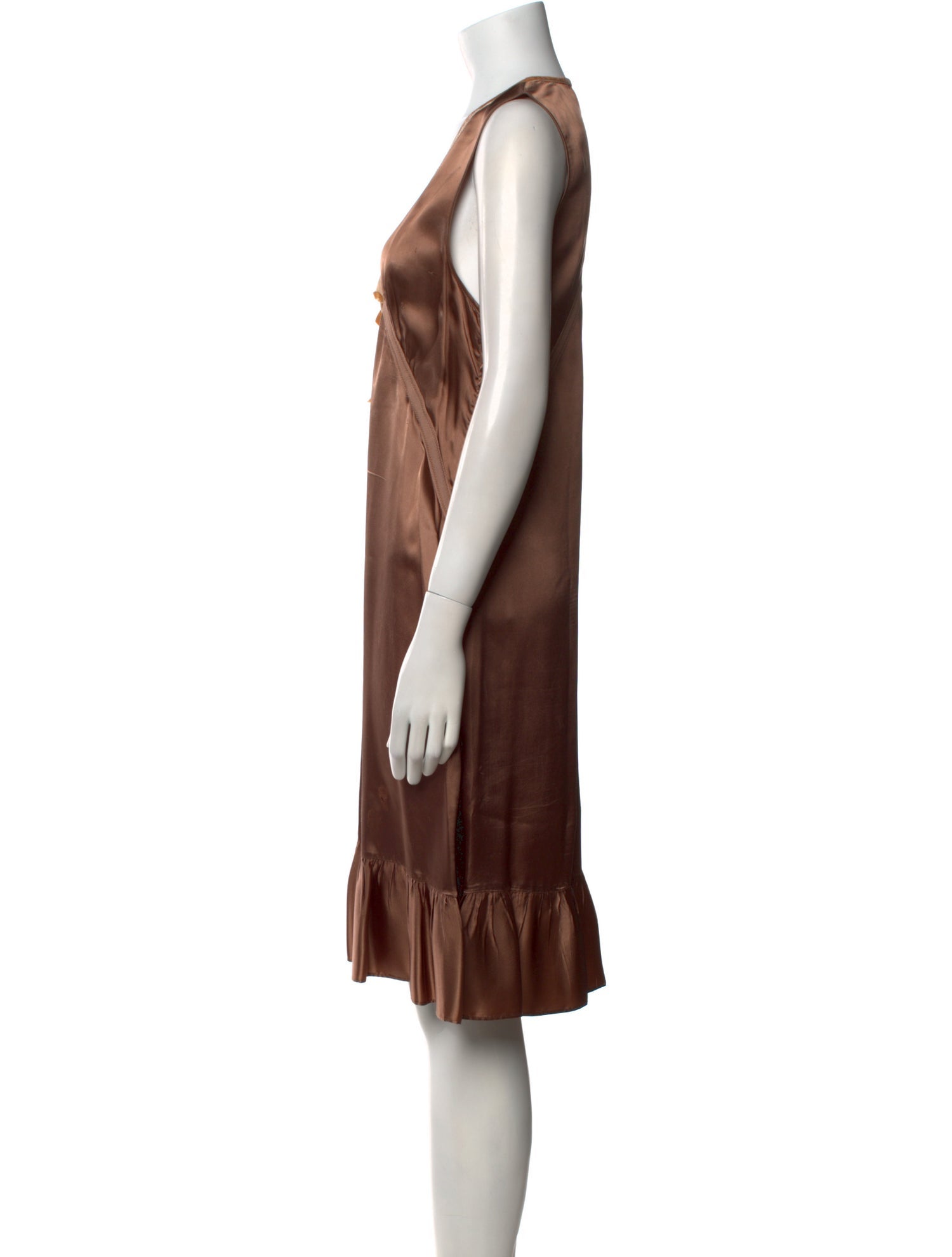 See by Chloé V-Neck Knee-Length Dress