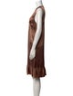 See by Chloé V-Neck Knee-Length Dress