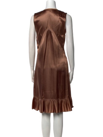 See by Chloé V-Neck Knee-Length Dress