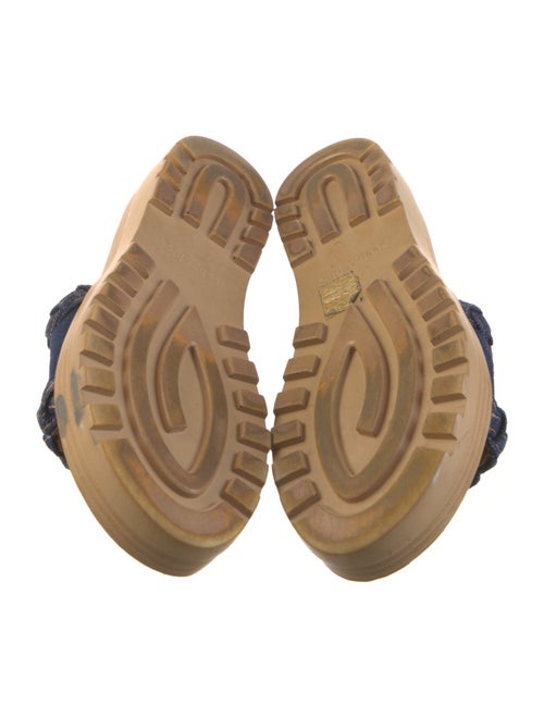 See by Chloé Denim Braided Accents Slides