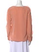 See by Chloé Silk Bateau Neckline Blouse