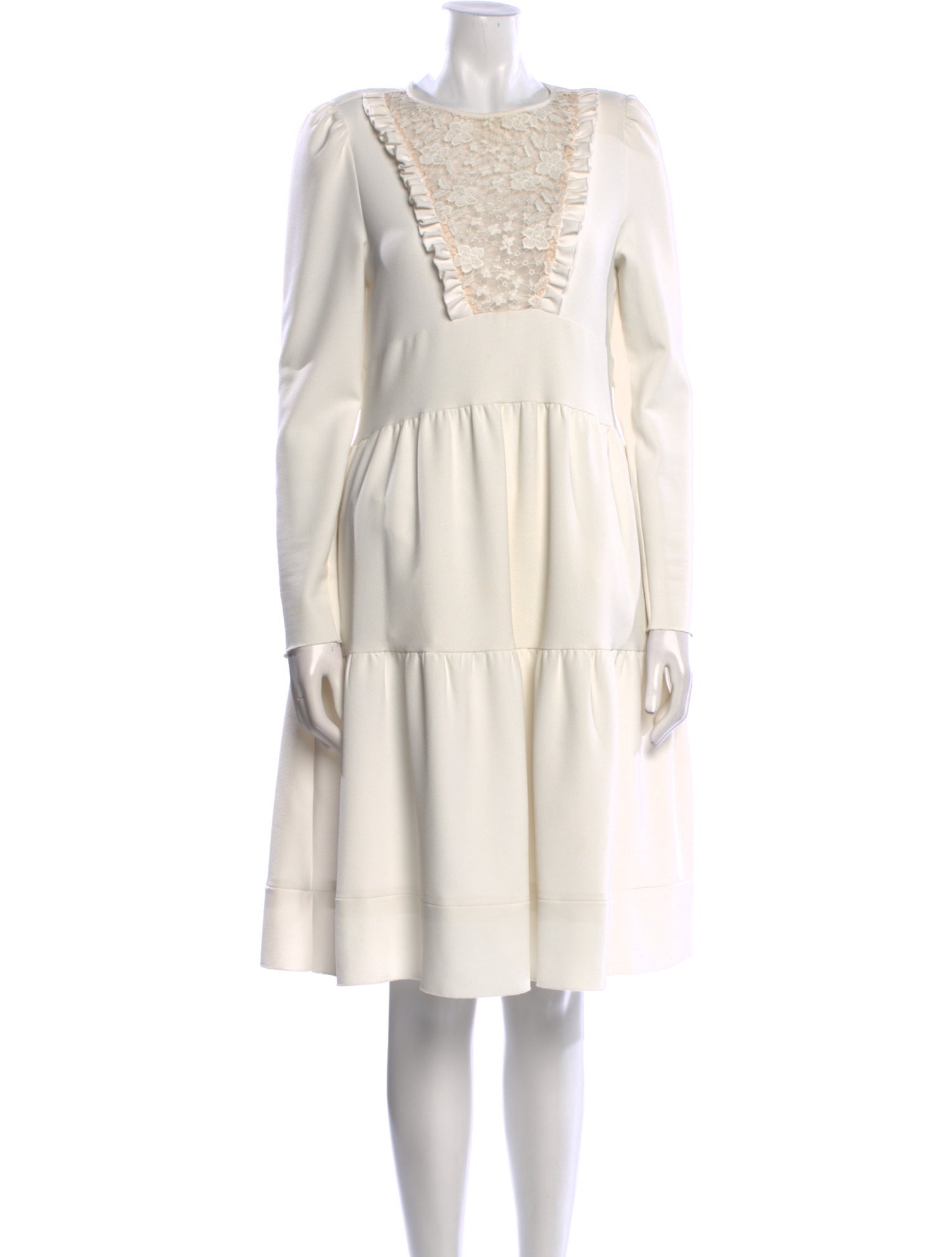 See by Chloé Bateau Neckline Knee-Length Dress