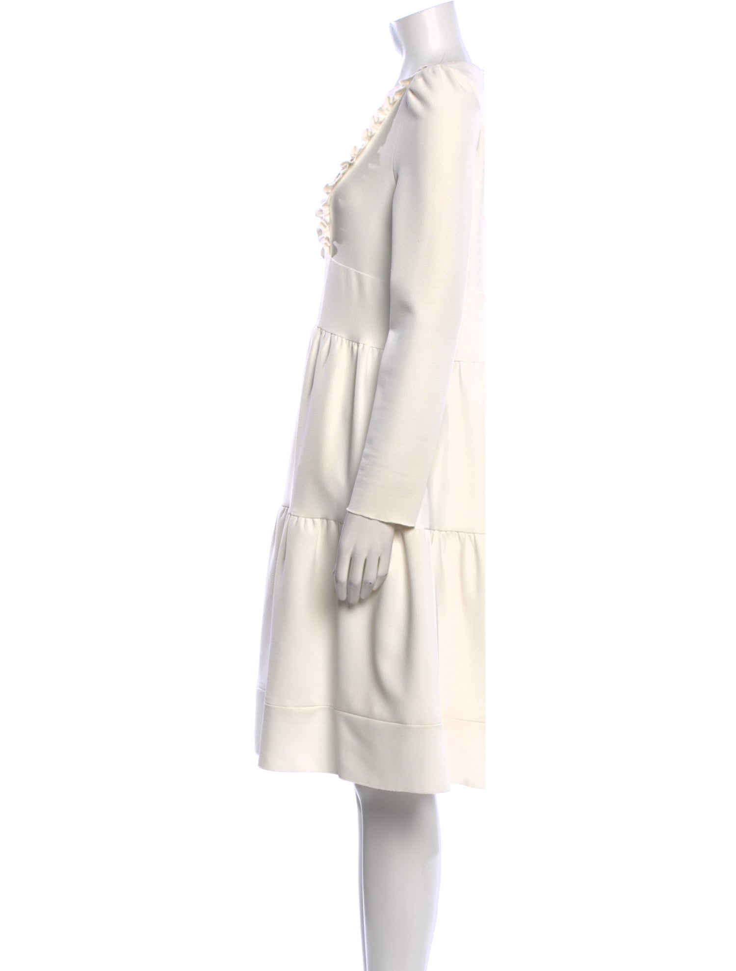 See by Chloé Bateau Neckline Knee-Length Dress