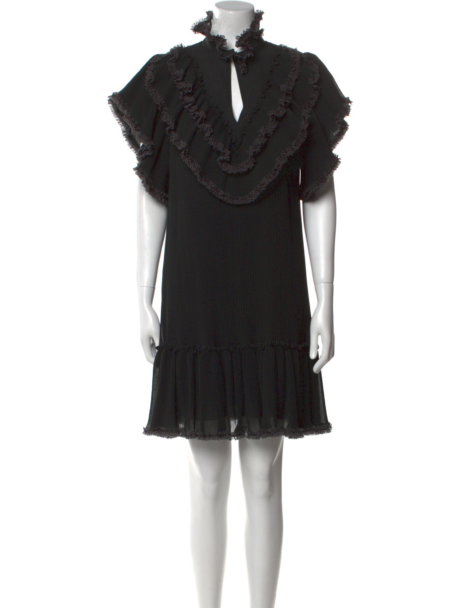 See by Chloé Mock Neck Knee-Length Dress