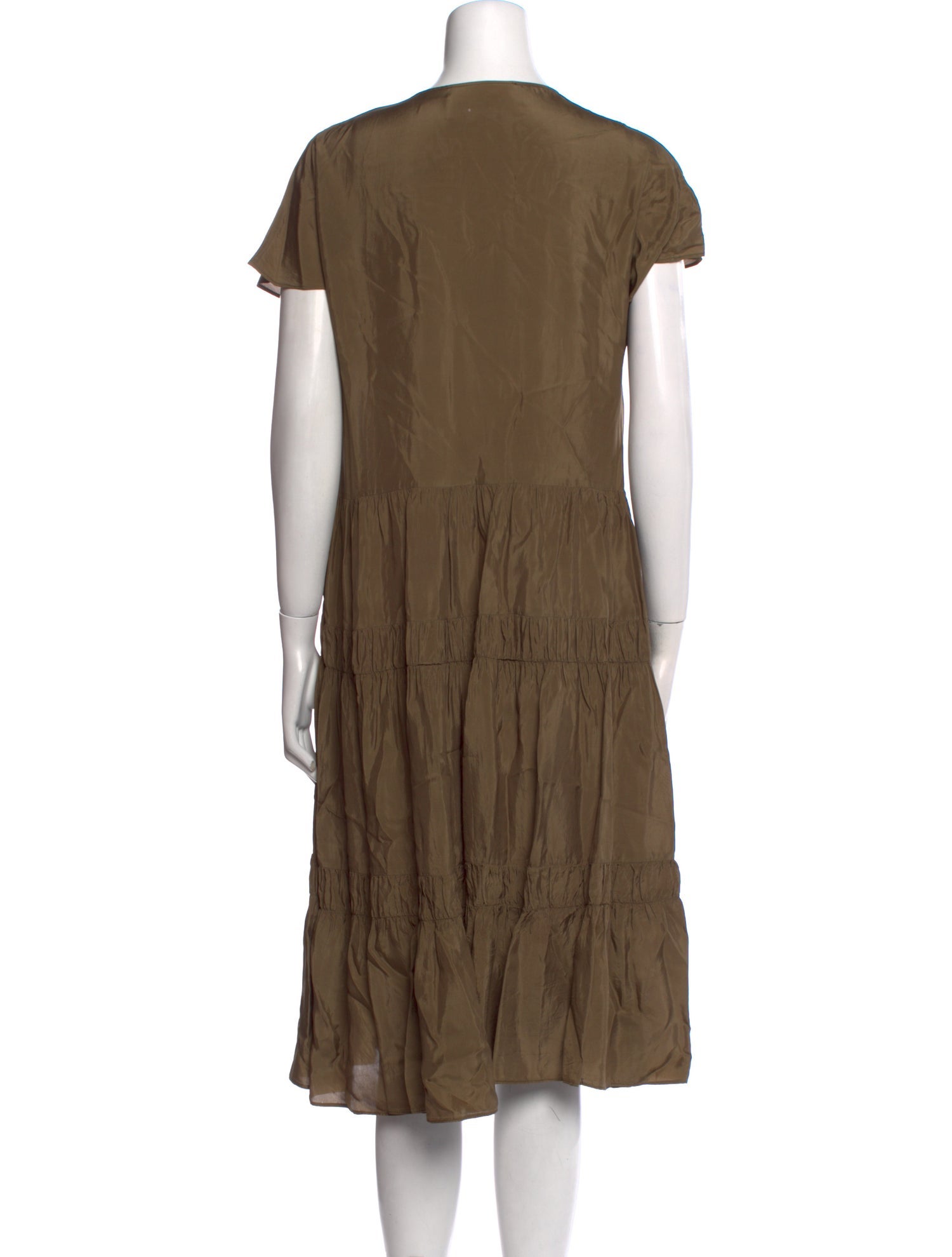 See by Chloé Silk Midi Length Dress