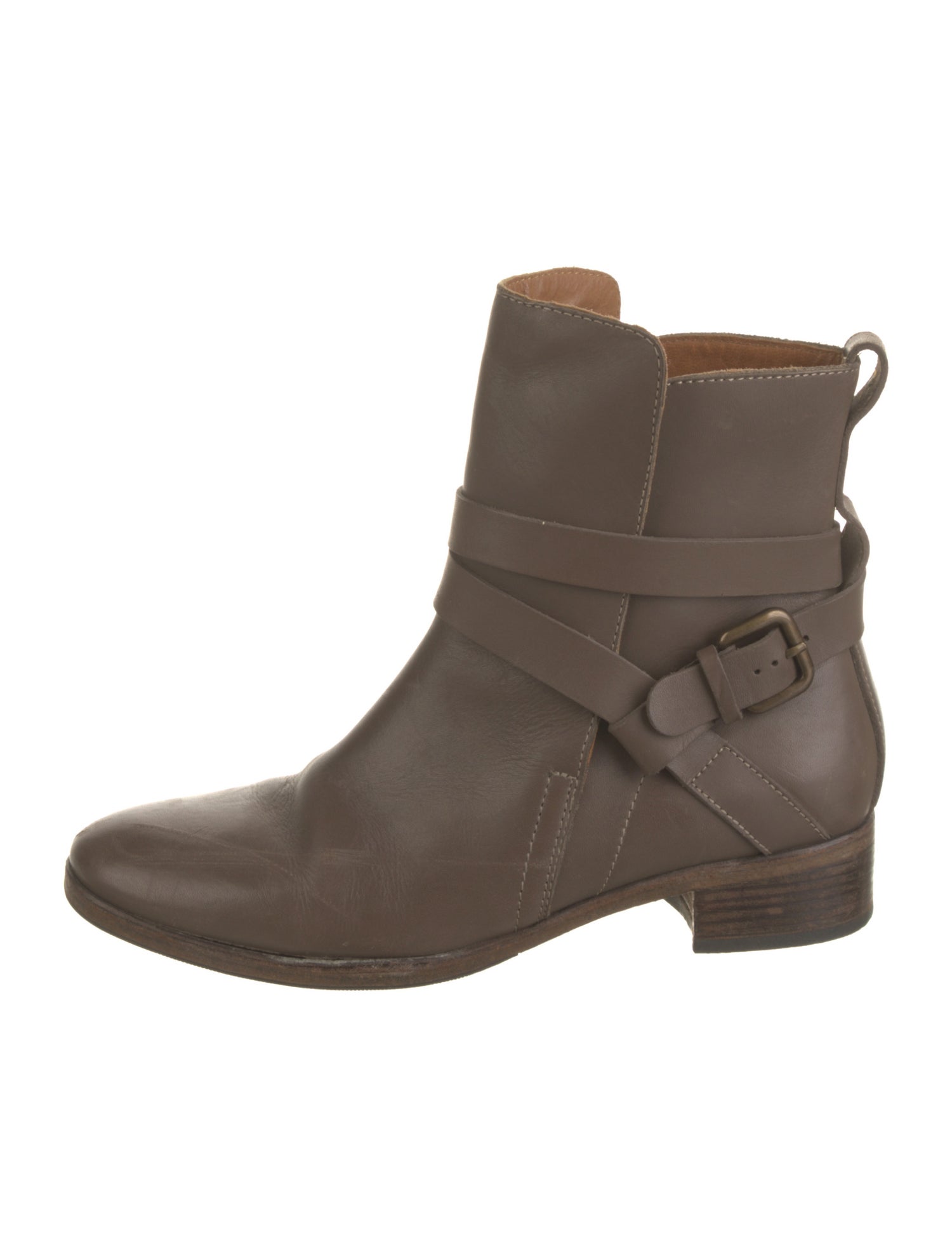 See by Chloé Leather Moto Boots